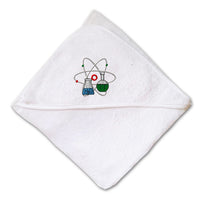 Baby Hooded Towel Science Model Scientist Embroidery Kids Bath Robe Cotton - Cute Rascals