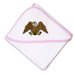 Baby Hooded Towel Wings Open Eagle Embroidery Kids Bath Robe Cotton - Cute Rascals