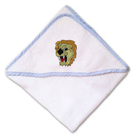 Baby Hooded Towel Lion Face Sports Mascots Embroidery Kids Bath Robe Cotton - Cute Rascals