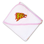 Baby Hooded Towel Hawk Head Embroidery Kids Bath Robe Cotton - Cute Rascals