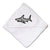 Baby Hooded Towel Mean Shark Embroidery Kids Bath Robe Cotton - Cute Rascals