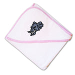 Baby Hooded Towel Elephant Sports Mascots Embroidery Kids Bath Robe Cotton - Cute Rascals