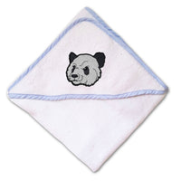 Baby Hooded Towel Panda Sports Mascots Embroidery Kids Bath Robe Cotton - Cute Rascals