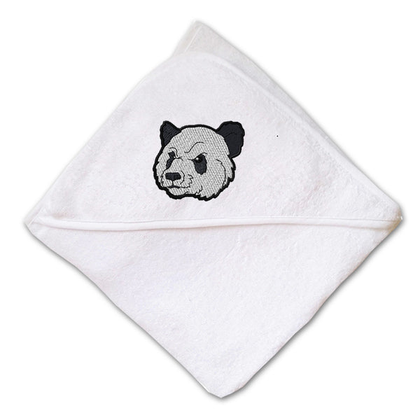 Baby Hooded Towel Panda Sports Mascots Embroidery Kids Bath Robe Cotton - Cute Rascals