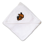 Baby Hooded Towel Animal Rhino Mascot Embroidery Kids Bath Robe Cotton - Cute Rascals