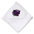 Baby Hooded Towel Animal Bird Eagle Mascot Embroidery Kids Bath Robe Cotton