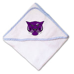 Baby Hooded Towel Animal Panthers Mascot Embroidery Kids Bath Robe Cotton - Cute Rascals