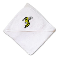 Baby Hooded Towel Insect Hornet Mascot Embroidery Kids Bath Robe Cotton - Cute Rascals