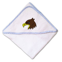 Baby Hooded Towel Animal Hawks Bird Mascot Embroidery Kids Bath Robe Cotton - Cute Rascals