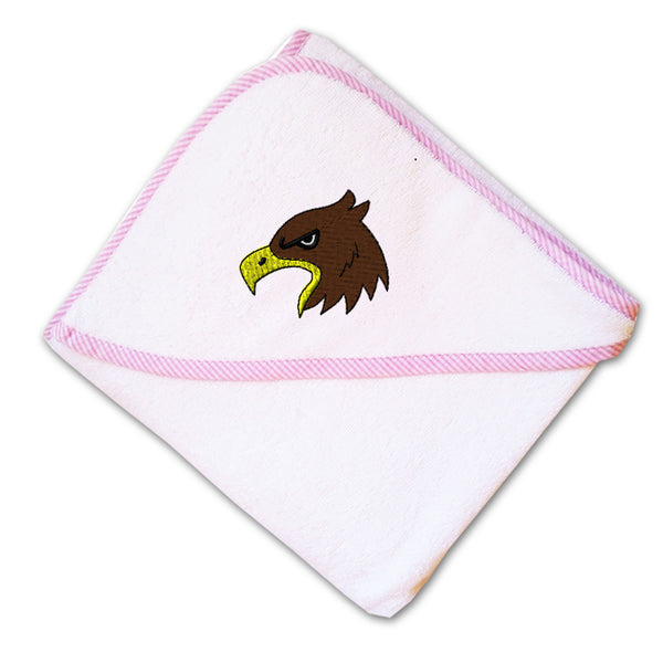 Baby Hooded Towel Animal Hawks Bird Mascot Embroidery Kids Bath Robe Cotton - Cute Rascals