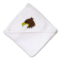 Baby Hooded Towel Animal Hawks Bird Mascot Embroidery Kids Bath Robe Cotton