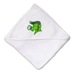 Baby Hooded Towel Dragon Mascot Embroidery Kids Bath Robe Cotton - Cute Rascals