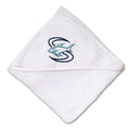 Baby Hooded Towel Animal Fish Shark Mascot Embroidery Kids Bath Robe Cotton