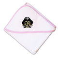 Baby Hooded Towel Pirate Embroidery Kids Bath Robe Cotton