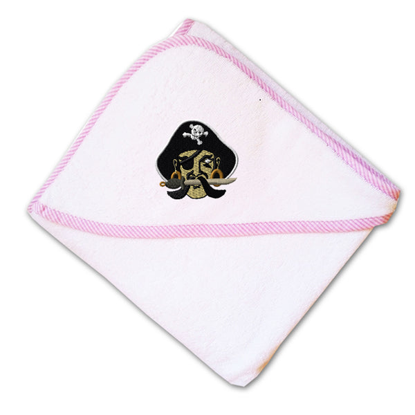 Baby Hooded Towel Pirate Embroidery Kids Bath Robe Cotton - Cute Rascals