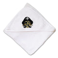 Baby Hooded Towel Pirate Embroidery Kids Bath Robe Cotton