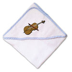 Baby Hooded Towel Cello Music Embroidery Kids Bath Robe Cotton - Cute Rascals