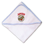 Baby Hooded Towel Jupiter Embroidery Kids Bath Robe Cotton - Cute Rascals