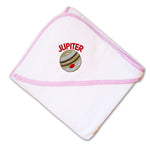 Baby Hooded Towel Jupiter Embroidery Kids Bath Robe Cotton - Cute Rascals