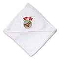Baby Hooded Towel Jupiter Embroidery Kids Bath Robe Cotton