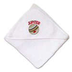 Baby Hooded Towel Jupiter Embroidery Kids Bath Robe Cotton - Cute Rascals