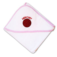 Baby Hooded Towel Mercury Embroidery Kids Bath Robe Cotton - Cute Rascals