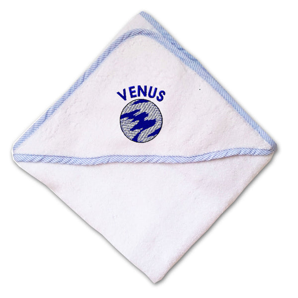 Baby Hooded Towel Venus Embroidery Kids Bath Robe Cotton - Cute Rascals