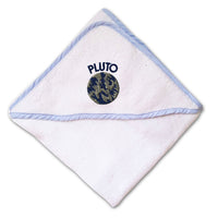 Baby Hooded Towel Pluto Embroidery Kids Bath Robe Cotton - Cute Rascals