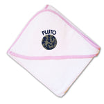 Baby Hooded Towel Pluto Embroidery Kids Bath Robe Cotton - Cute Rascals