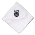 Baby Hooded Towel Pluto Embroidery Kids Bath Robe Cotton