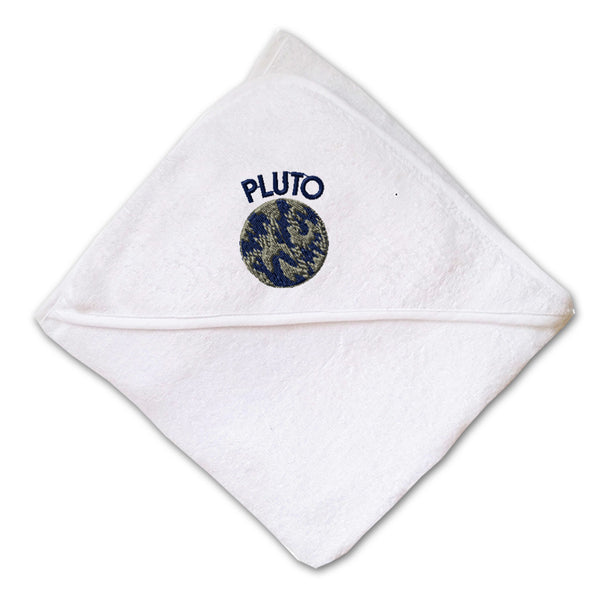 Baby Hooded Towel Pluto Embroidery Kids Bath Robe Cotton - Cute Rascals