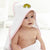Baby Hooded Towel Pizza Embroidery Kids Bath Robe Cotton - Cute Rascals