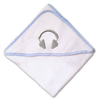 Baby Hooded Towel Headphone Embroidery Kids Bath Robe Cotton - Cute Rascals