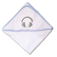 Baby Hooded Towel Headphone Embroidery Kids Bath Robe Cotton - Cute Rascals
