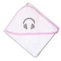 Baby Hooded Towel Headphone Embroidery Kids Bath Robe Cotton