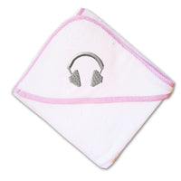 Baby Hooded Towel Headphone Embroidery Kids Bath Robe Cotton - Cute Rascals