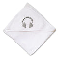 Baby Hooded Towel Headphone Embroidery Kids Bath Robe Cotton