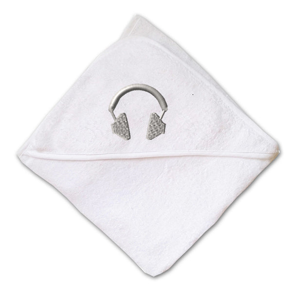 Baby Hooded Towel Headphone Embroidery Kids Bath Robe Cotton - Cute Rascals