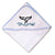 Baby Hooded Towel Whale Tail out Embroidery Kids Bath Robe Cotton - Cute Rascals