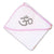 Baby Hooded Towel Religion Hinduism Symbol Embroidery Kids Bath Robe Cotton - Cute Rascals