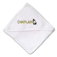 Baby Hooded Towel Chaplain Pray Embroidery Kids Bath Robe Cotton - Cute Rascals
