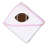 Baby Hooded Towel Sport Football Side Ball Embroidery Kids Bath Robe Cotton - Cute Rascals
