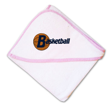 Baby Hooded Towel Sport Basketball A Embroidery Kids Bath Robe Cotton
