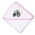 Baby Hooded Towel Mountain Green Bike Embroidery Kids Bath Robe Cotton - Cute Rascals