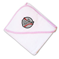 Baby Hooded Towel Sport Baseball Mad Ball Face Embroidery Kids Bath Robe Cotton - Cute Rascals