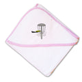 Baby Hooded Towel Disc Golf Embroidery Kids Bath Robe Cotton