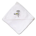 Baby Hooded Towel Disc Golf Embroidery Kids Bath Robe Cotton