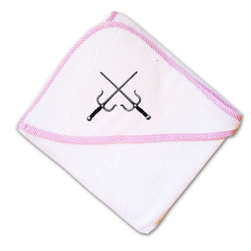 Baby Hooded Towel Sais Embroidery Kids Bath Robe Cotton