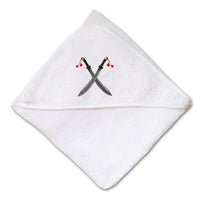 Baby Hooded Towel Chinese Broadsword Embroidery Kids Bath Robe Cotton - Cute Rascals