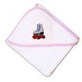 Baby Hooded Towel Roller Skate A Embroidery Kids Bath Robe Cotton